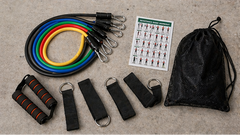 11 Pcs Resistance Band Set For Men & Women