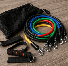 11 Pcs Resistance Band Set For Men & Women